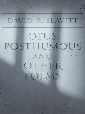 cover image of Opus Posthumous and Other Poems